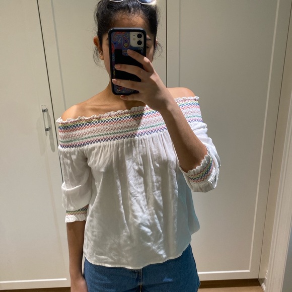 Francesca’s Off the shoulder blouse - Picture 2 of 2